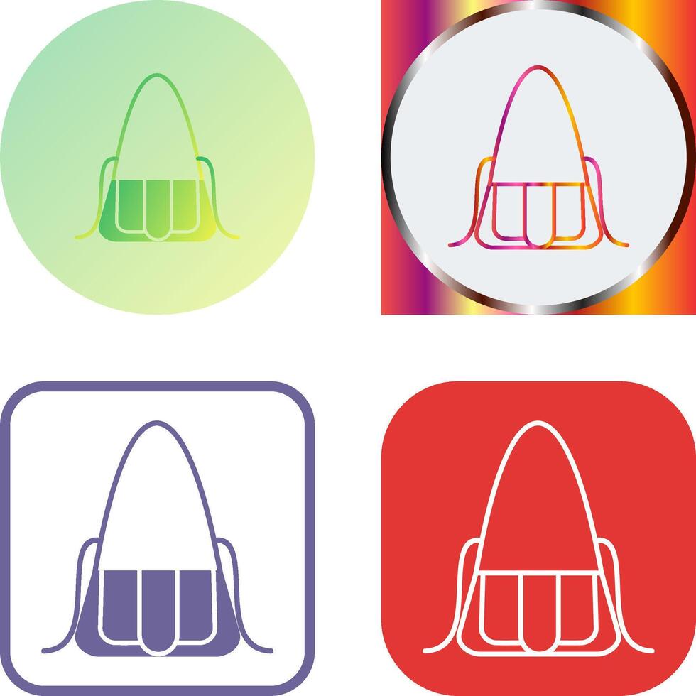 Bag Icon Design vector