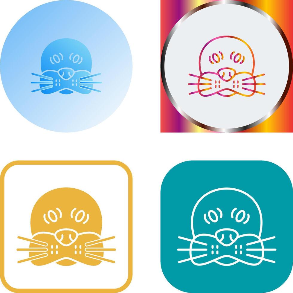 Seal Icon Design vector