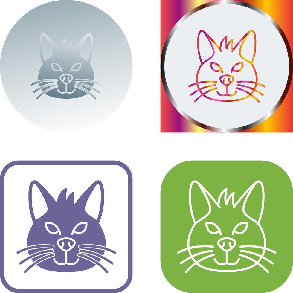 Cat Icon Design vector