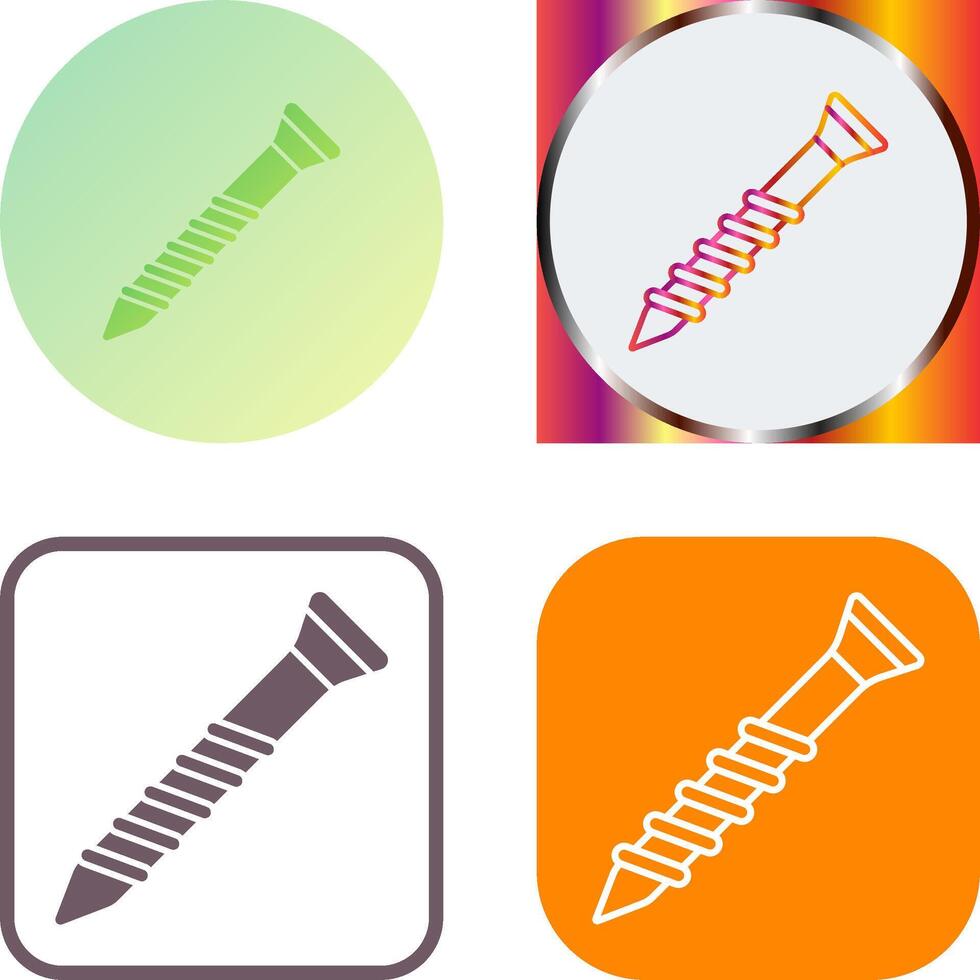 Screw Icon Design vector