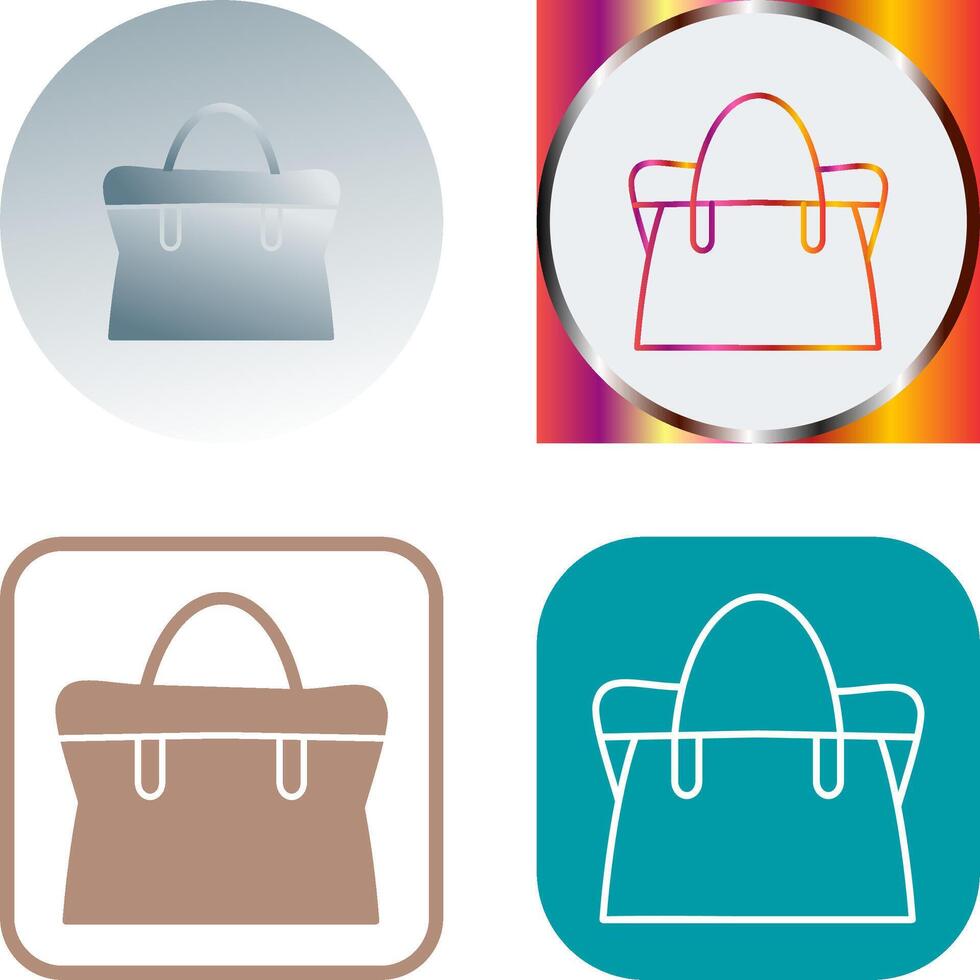 Bag Icon Design vector