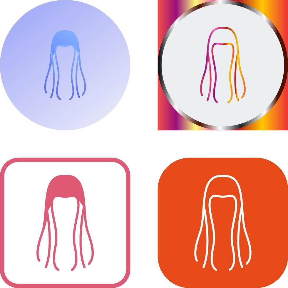 Hair Icon Design vector