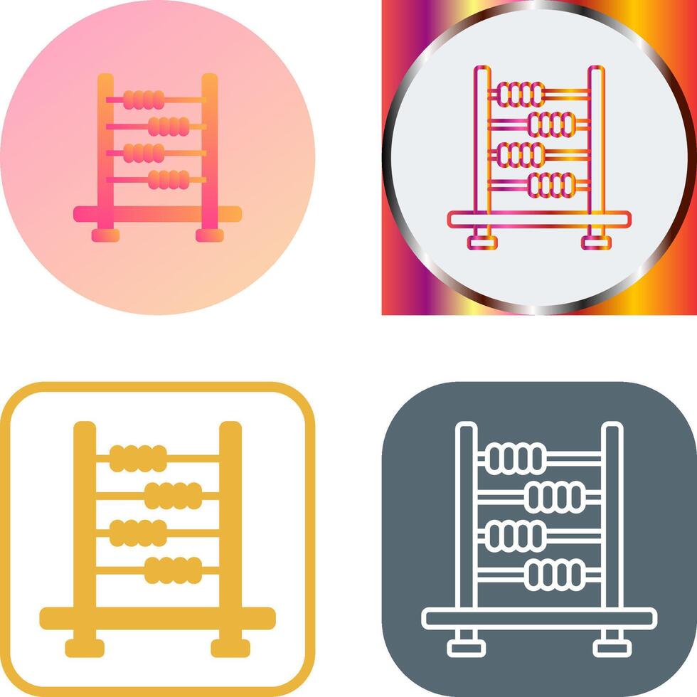 Abacus Icon Design vector