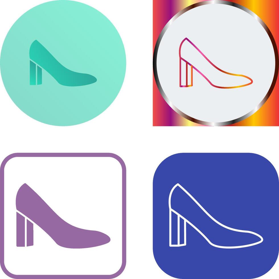 Heels Icon Design vector