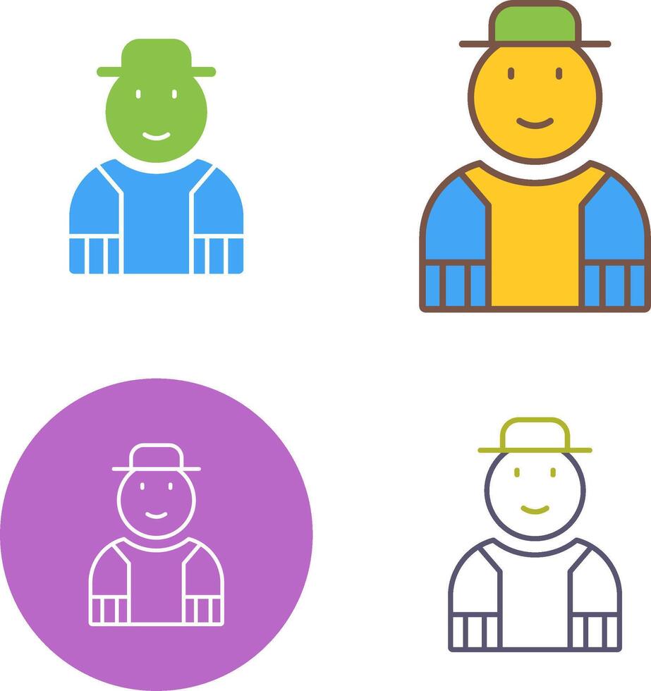 Gardener Icon Design vector