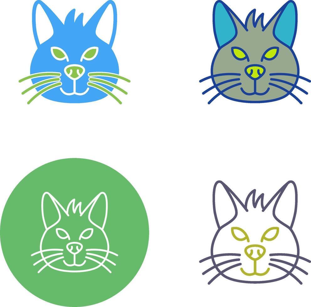 gato icono diseño vector