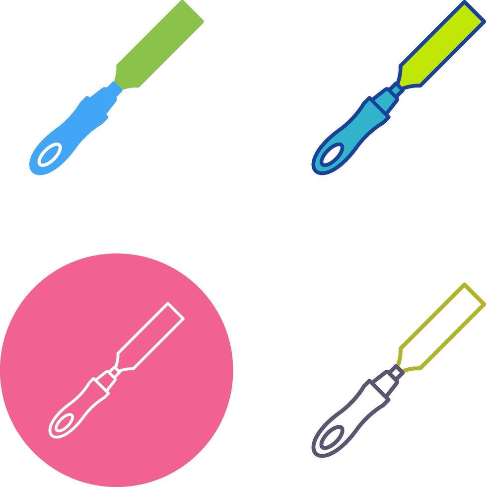 Chisel Icon Design vector