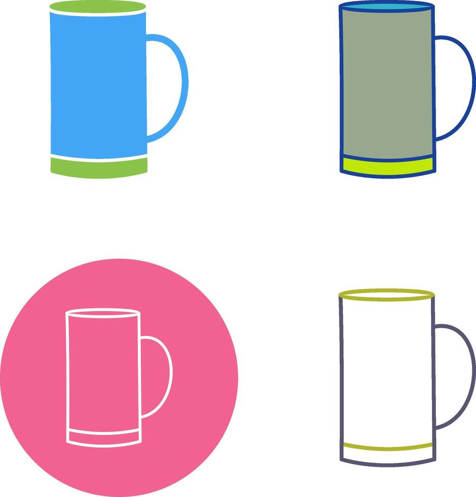 Beer Mug Icon Design vector