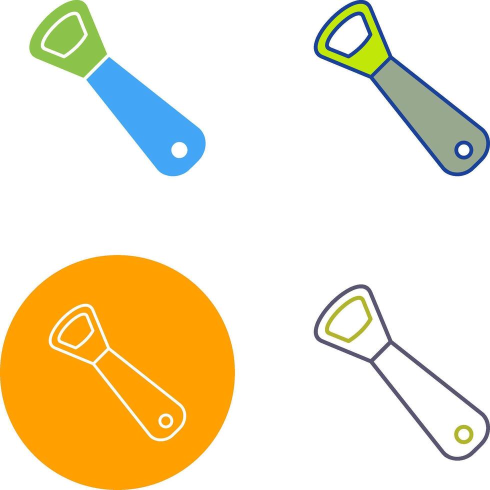 Bottle Opener Icon Design vector