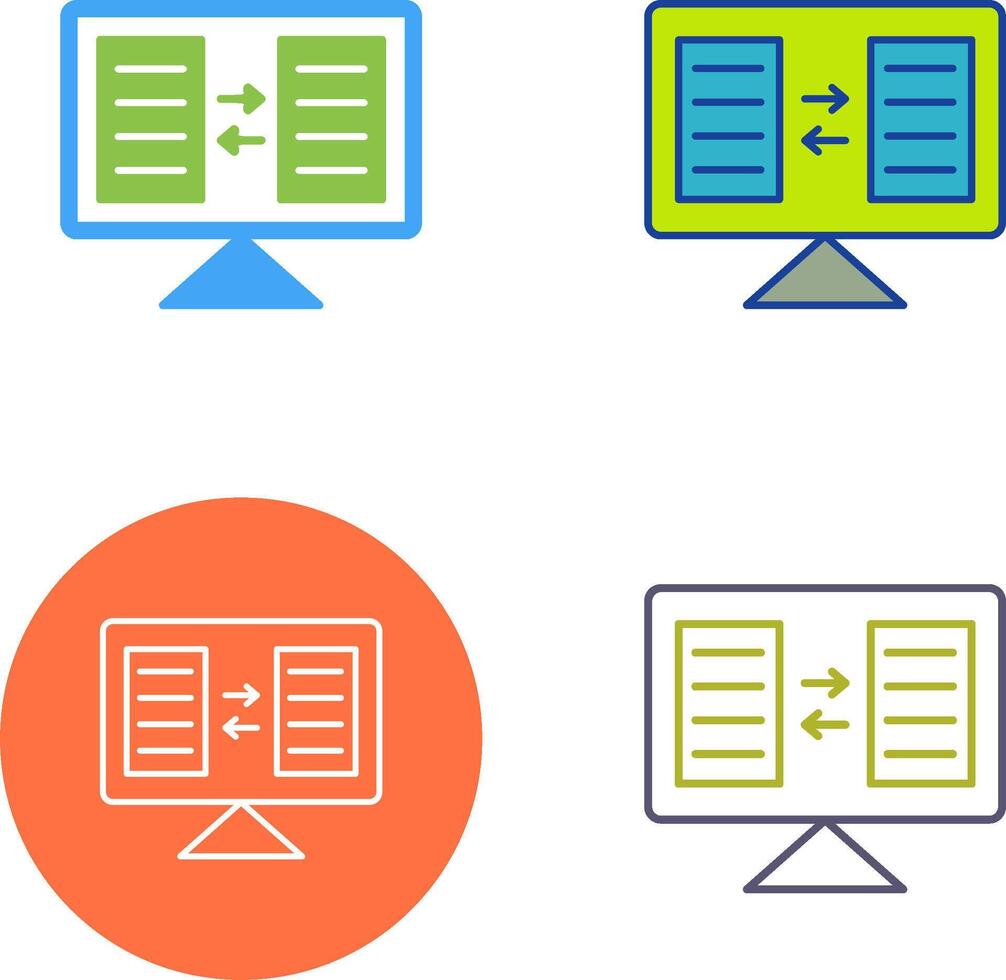 File Sharing Icon Design vector