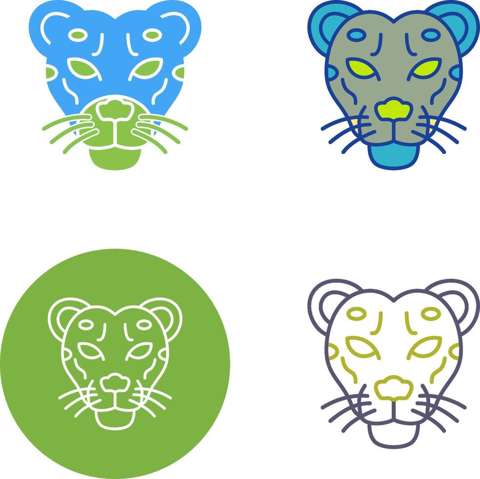 leopardo icono diseño vector