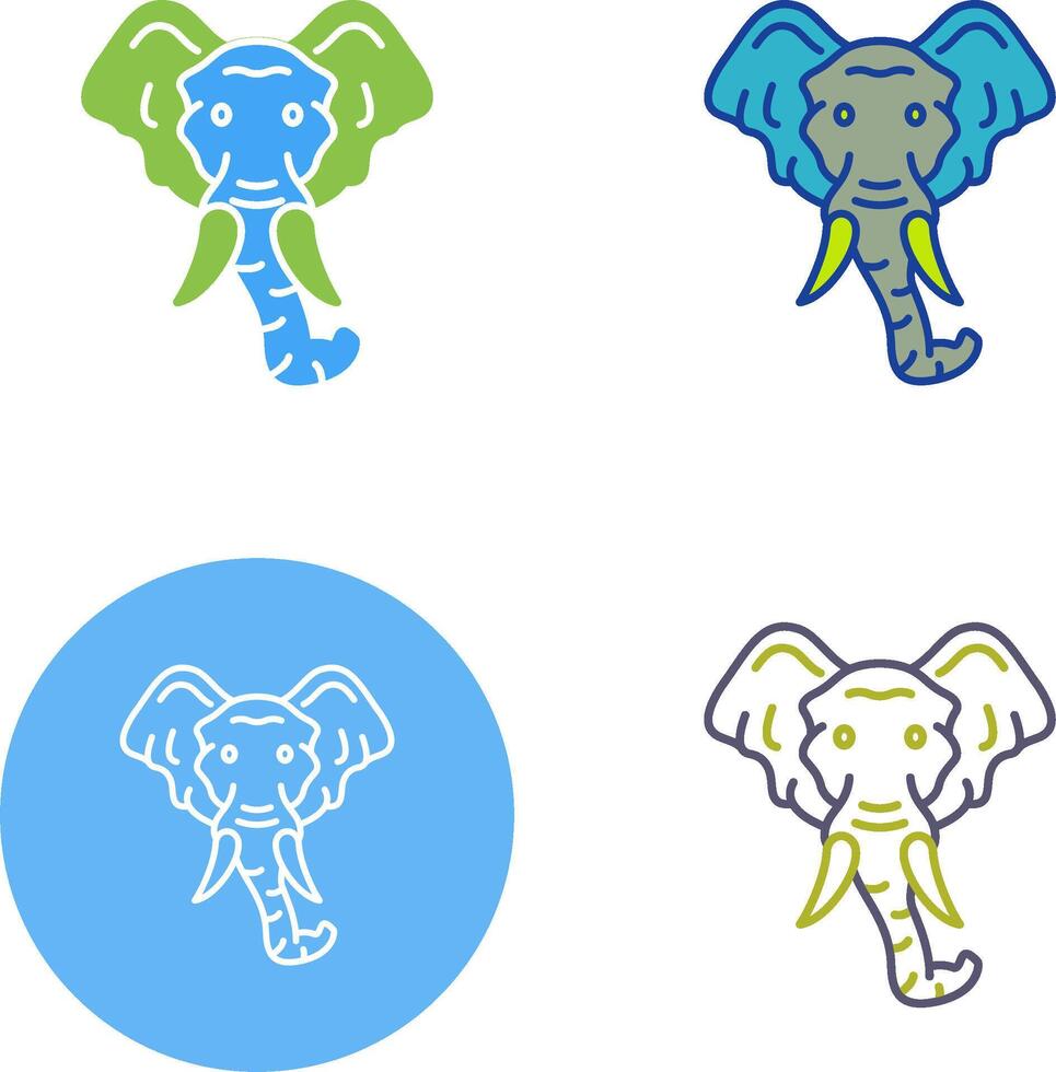 Eleplant Icon Design vector