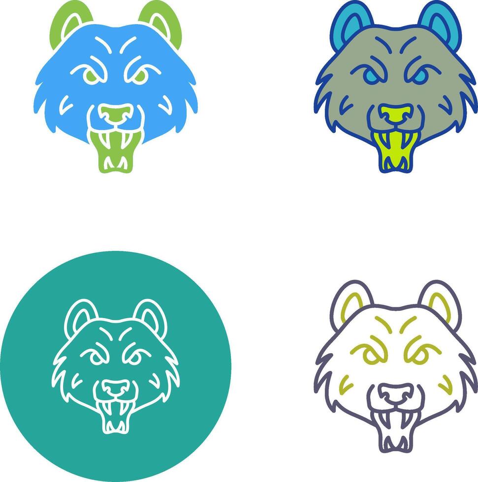 Bear Icon Design vector