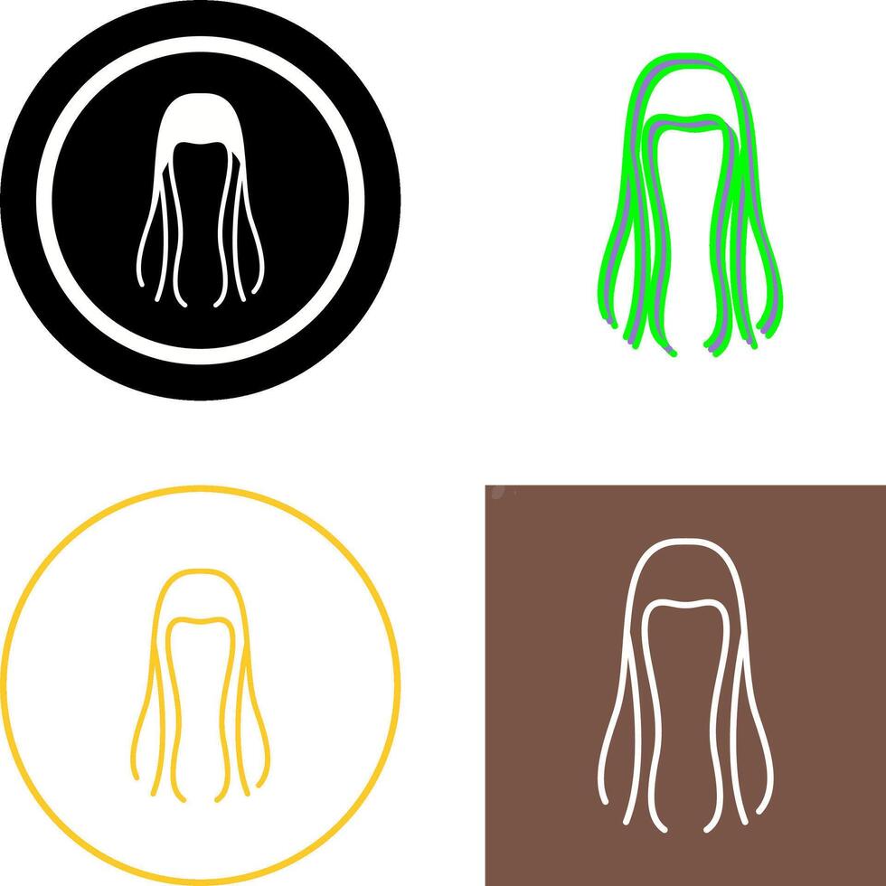 Hair Icon Design vector