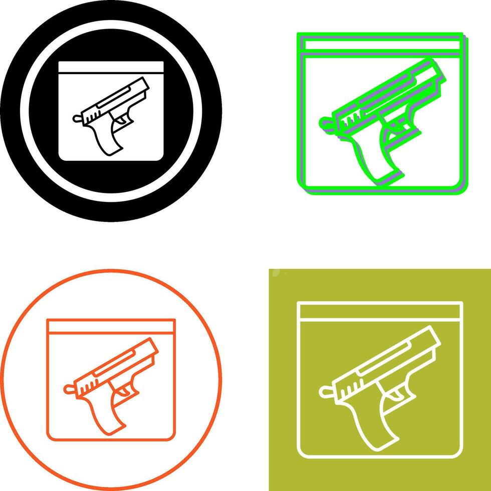 Evidence Icon Design vector