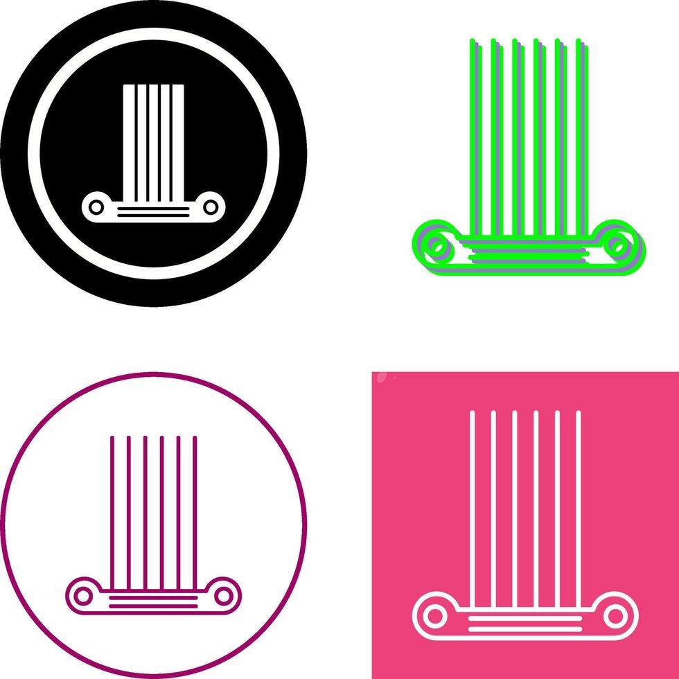 Column Icon Design vector