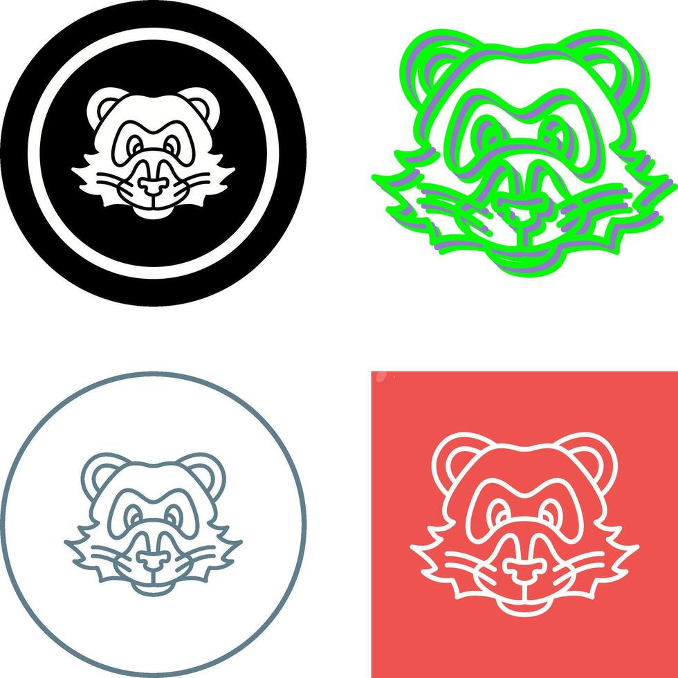 Ferret Icon Design vector