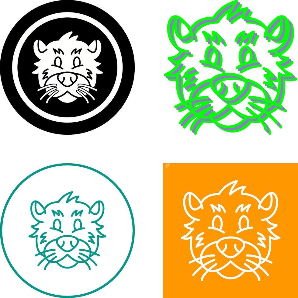 Otter Icon Design vector