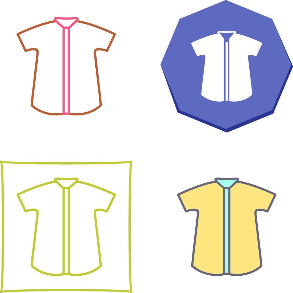 Check Shirt Icon Design vector