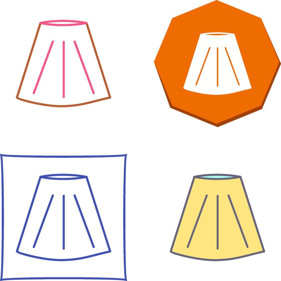 Skirt Icon Design vector