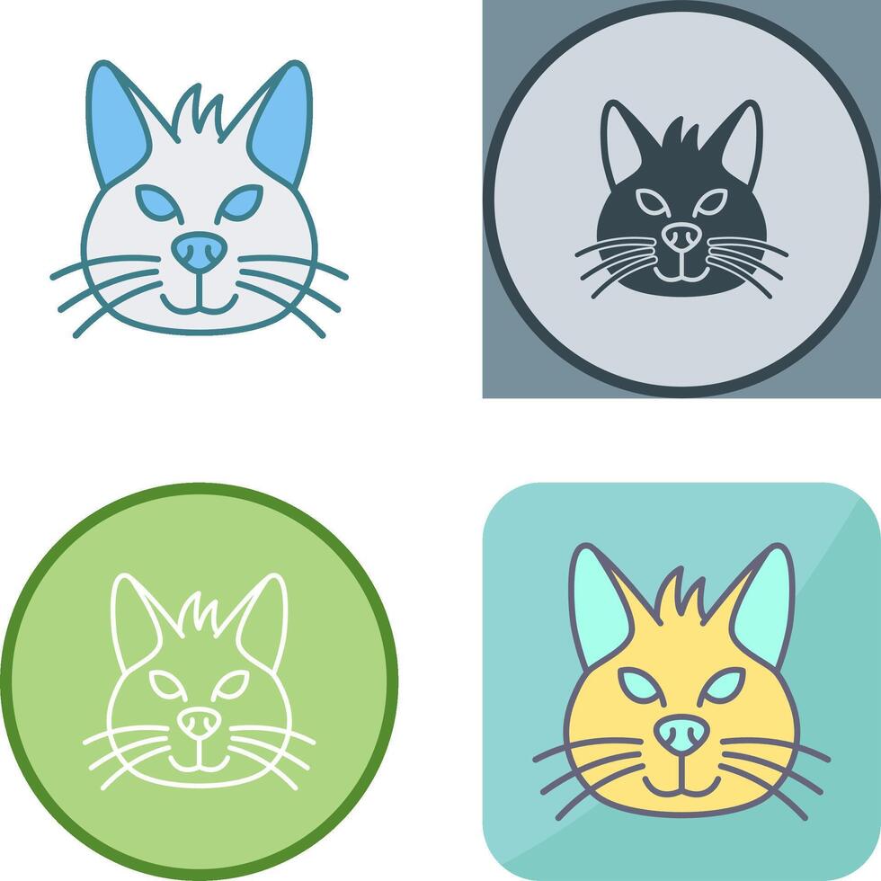 Cat Icon Design vector