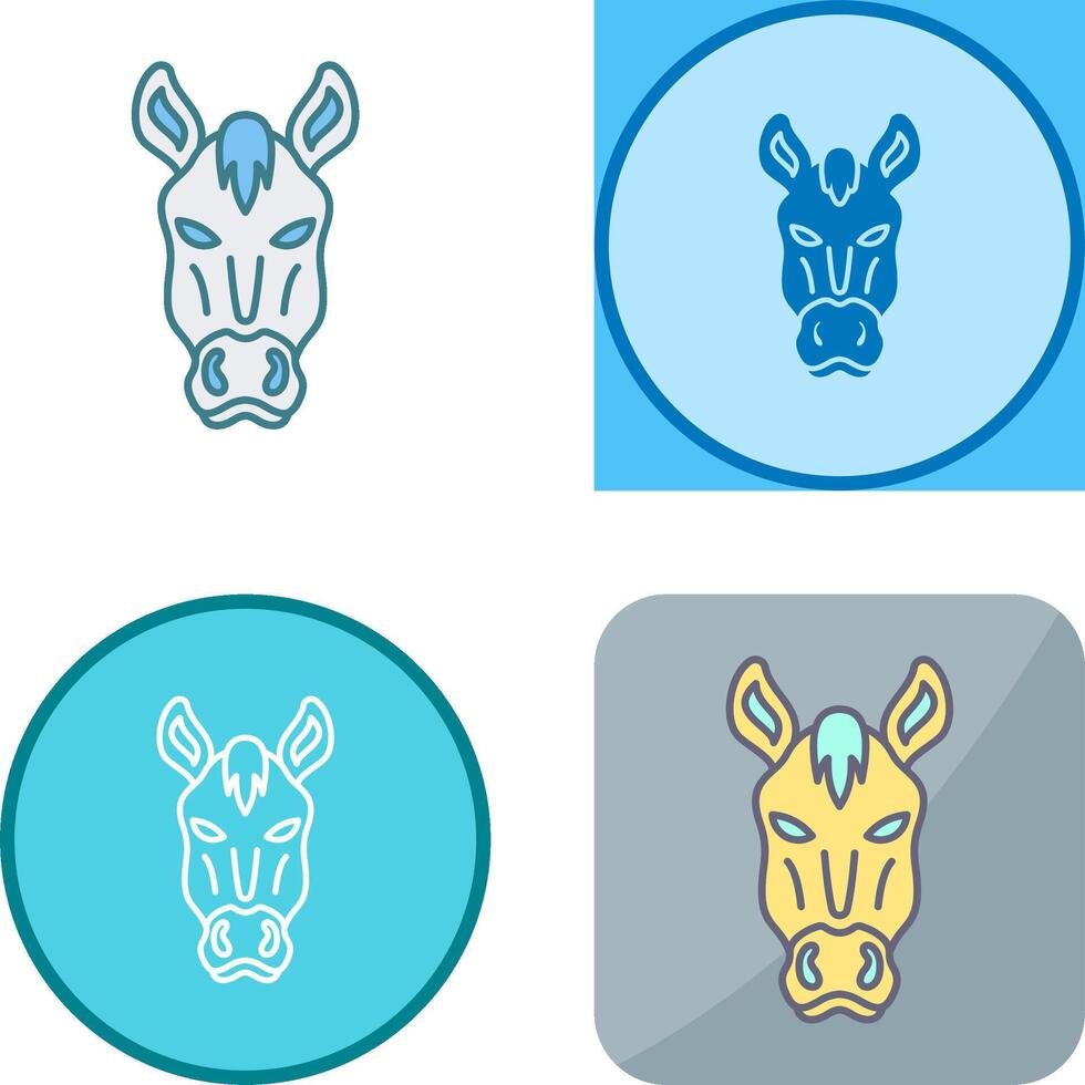 Horse Icon Design vector