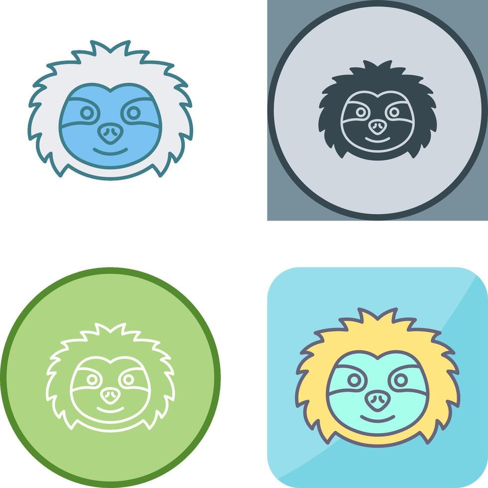 Sloth Icon Design vector