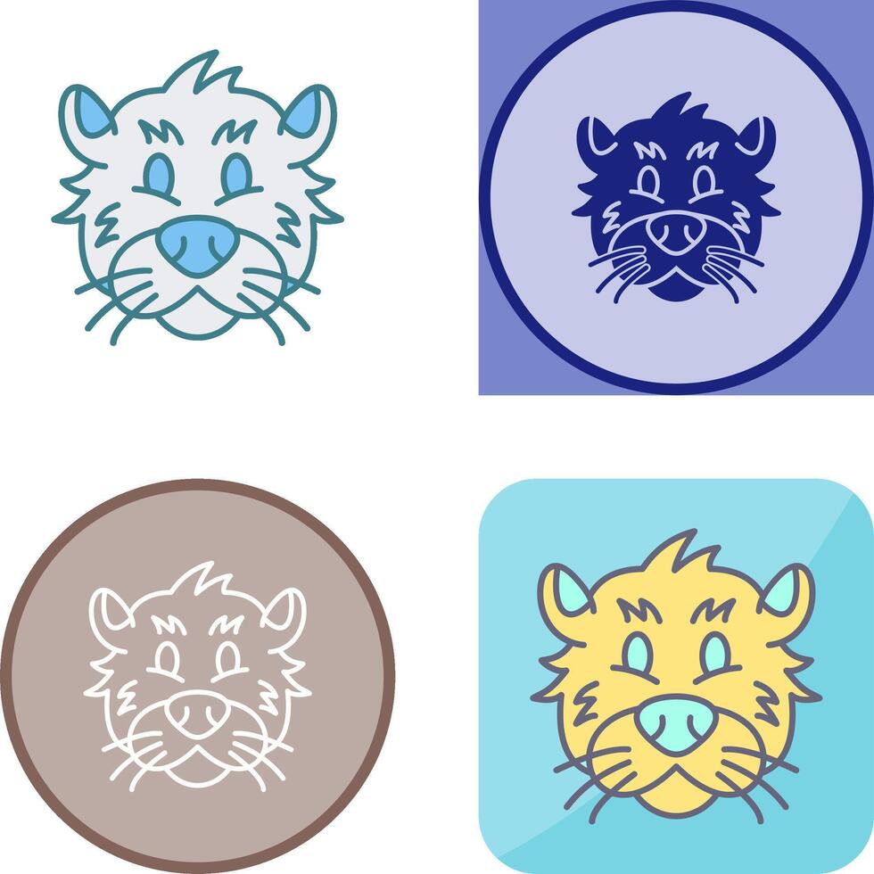 Otter Icon Design vector