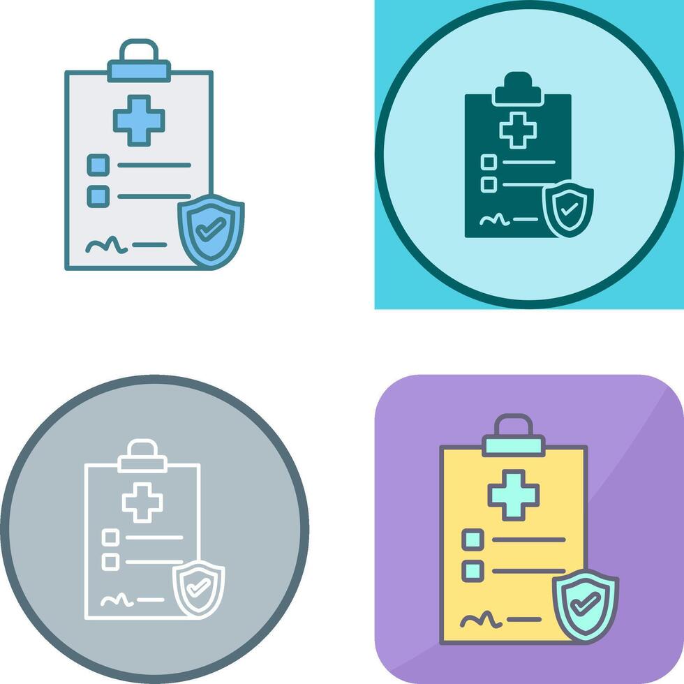 Health Protection Icon Design vector