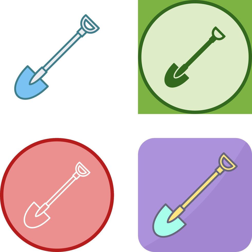 Shovel Icon Design vector