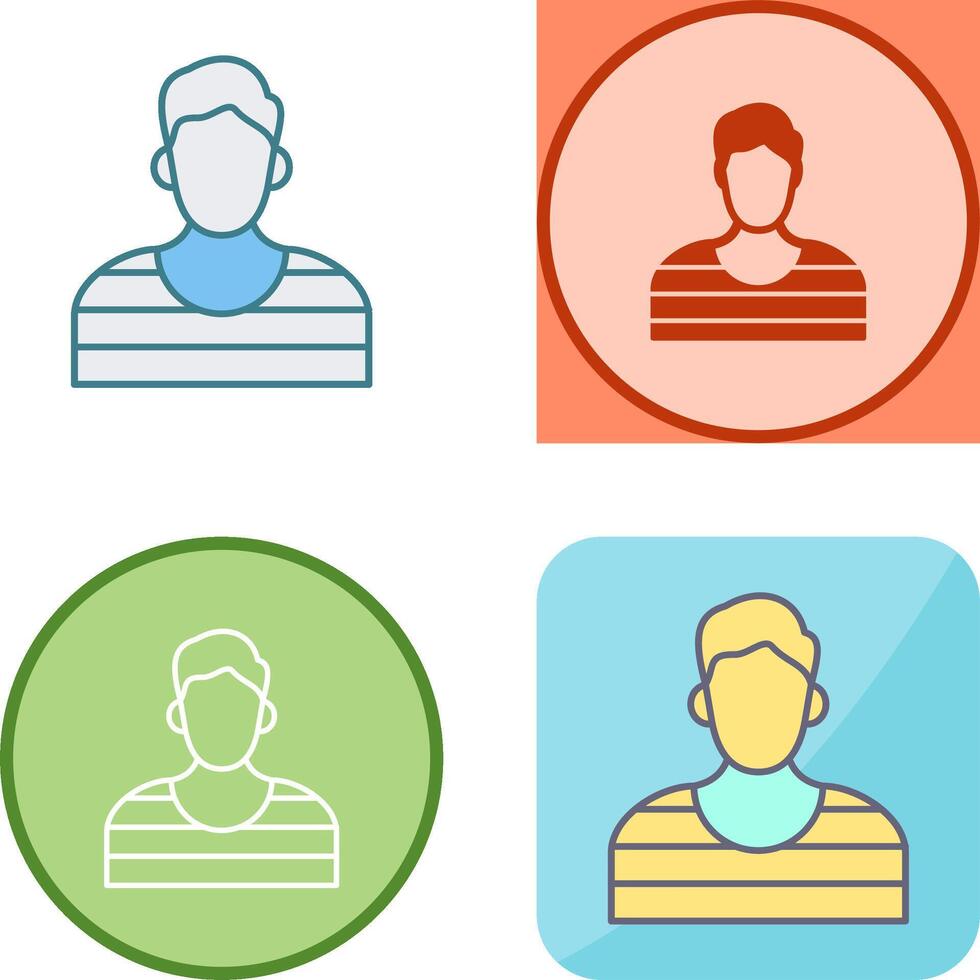 Prisioner Icon Design vector
