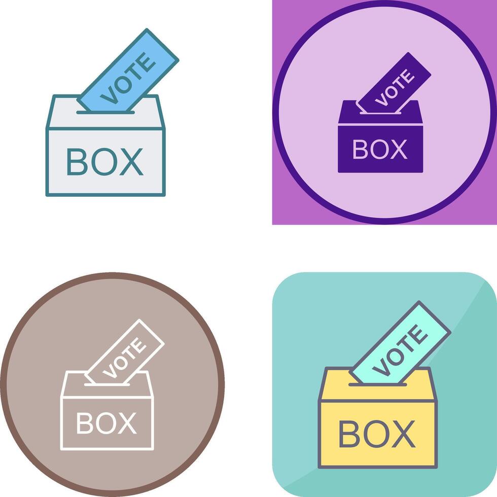 Giing Vote Icon Design vector