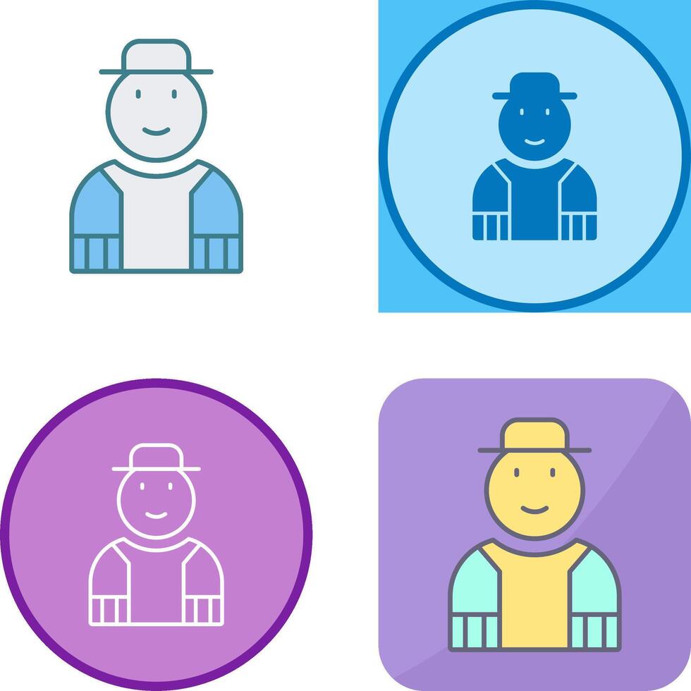 Gardener Icon Design vector