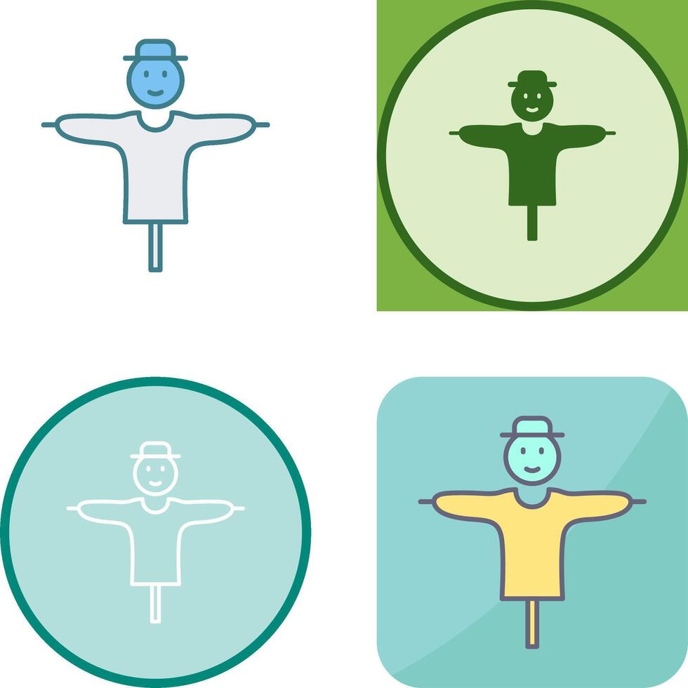 Scare Crow Icon Design vector