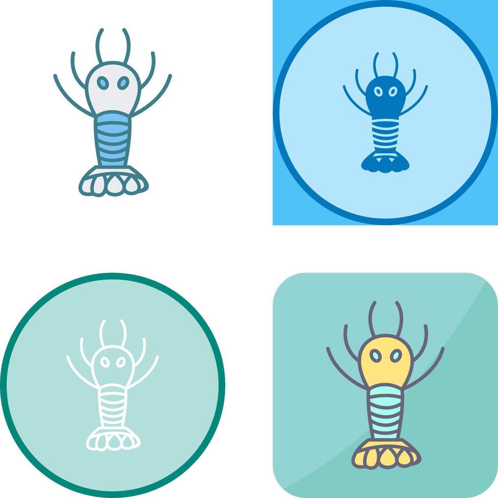 Lobster Icon Design vector