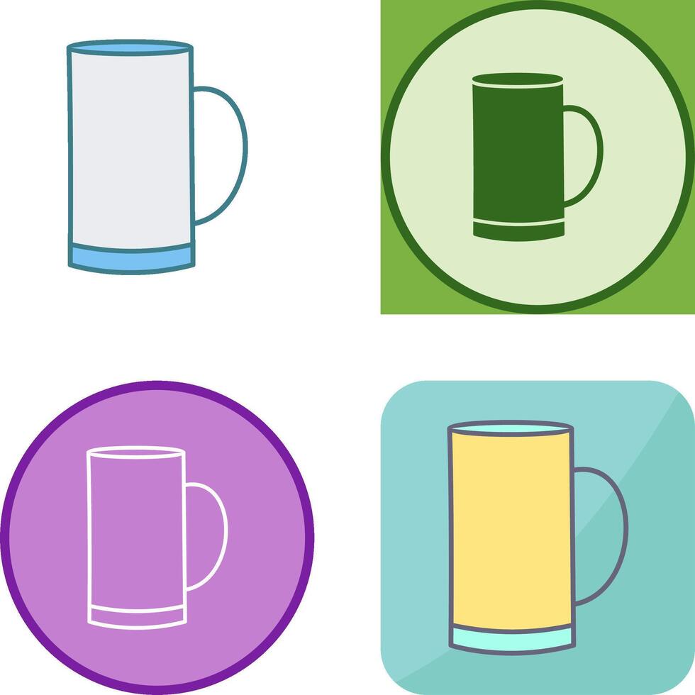 Beer Mug Icon Design vector