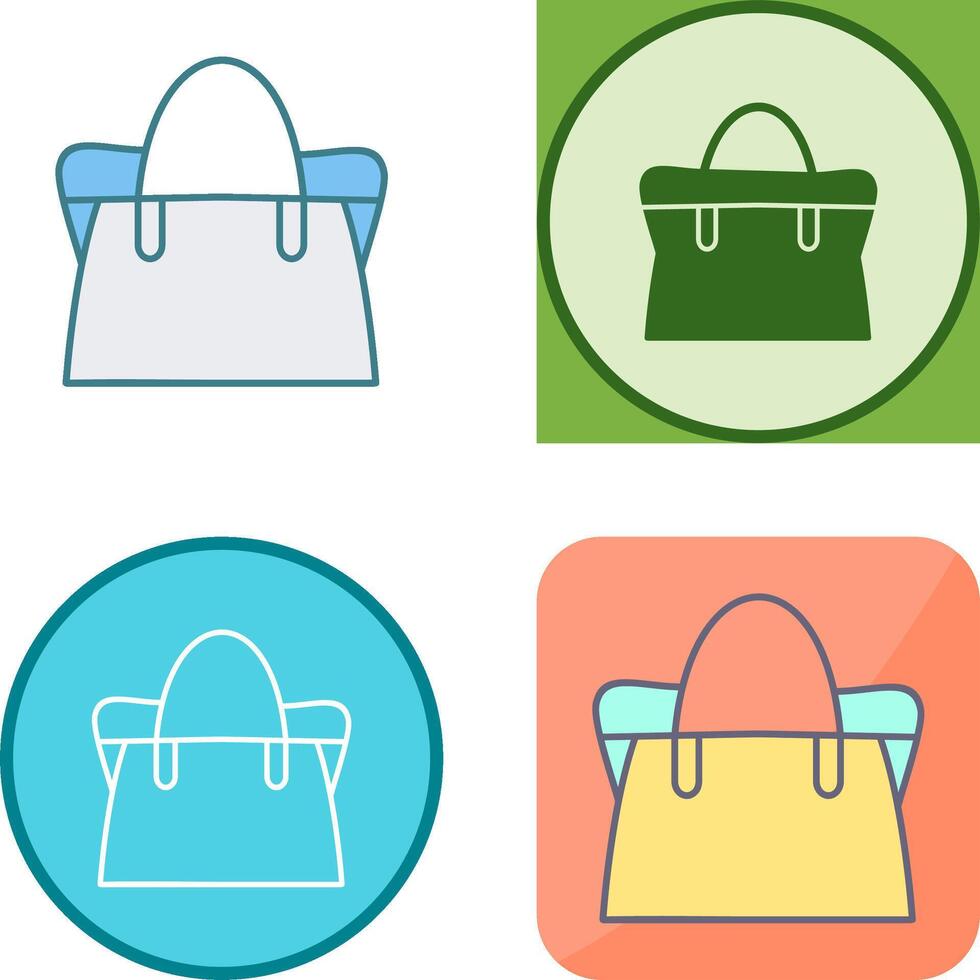 Bag Icon Design vector