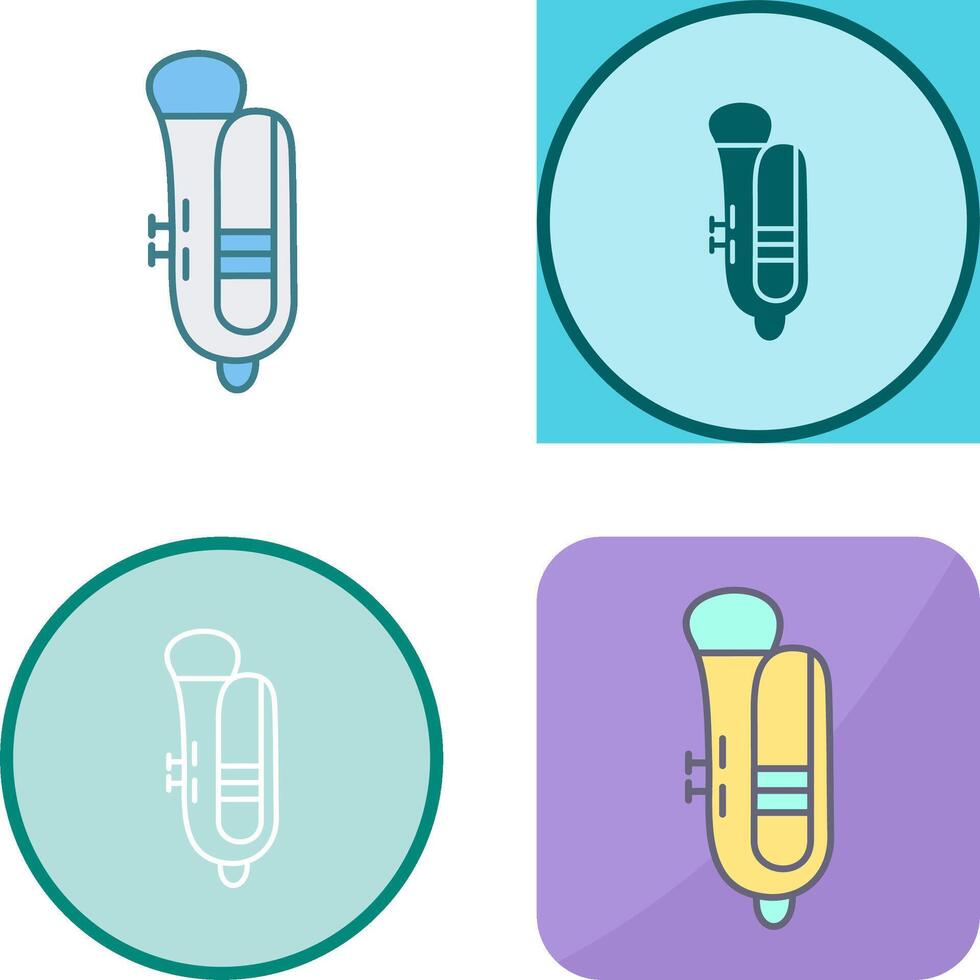 Tuba Icon Design vector