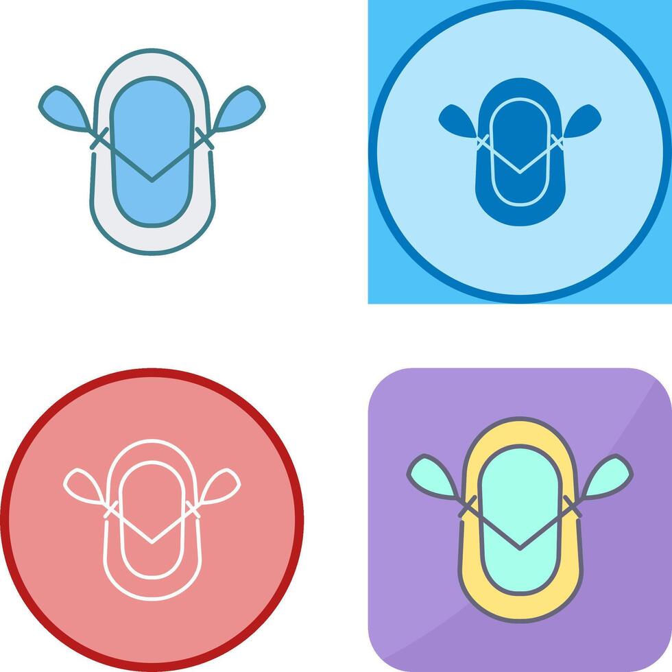 Dinghy Icon Design vector