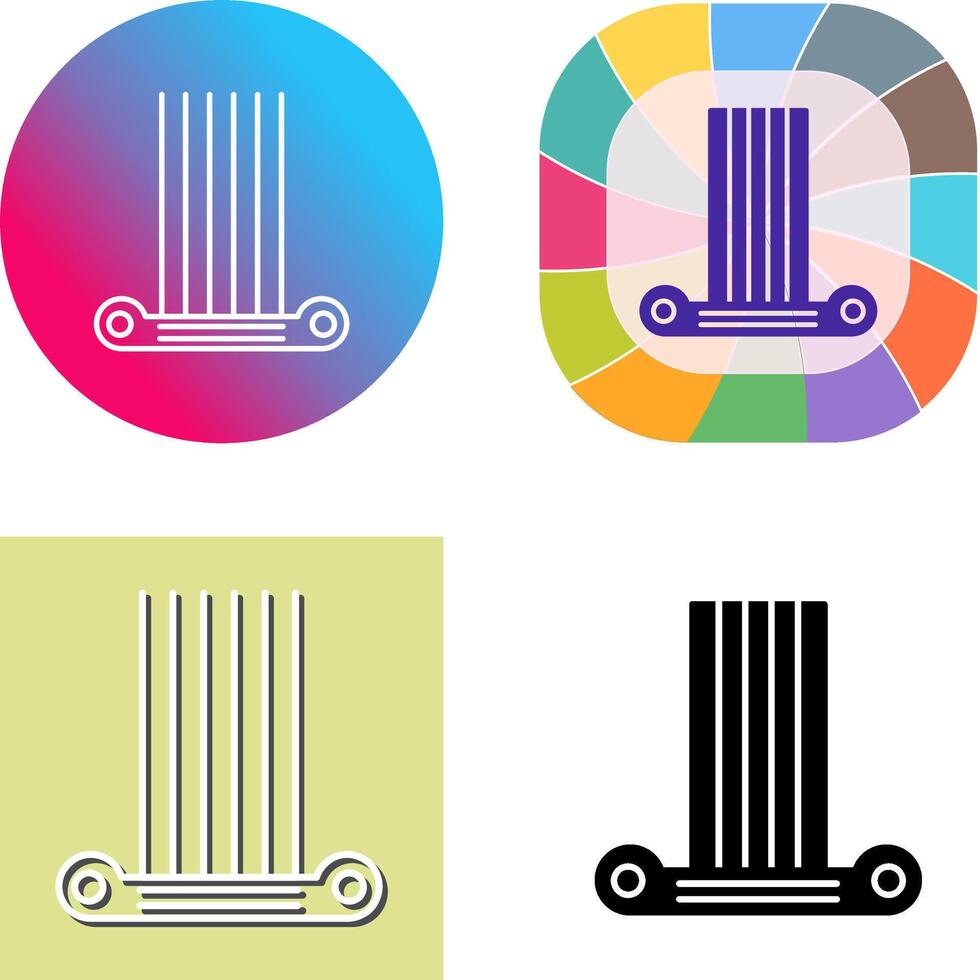 Column Icon Design vector