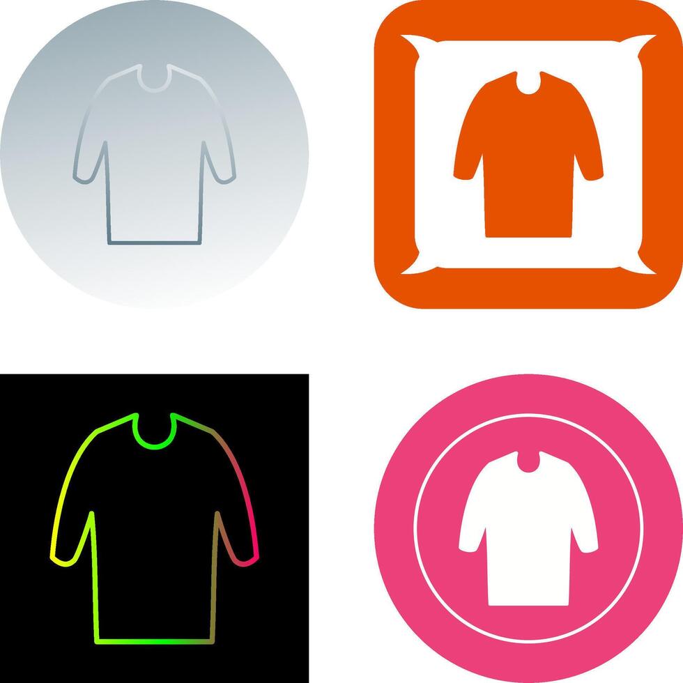 Casual Shirt Icon Design vector