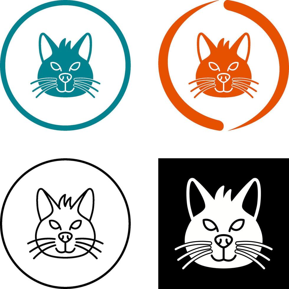 gato icono diseño vector