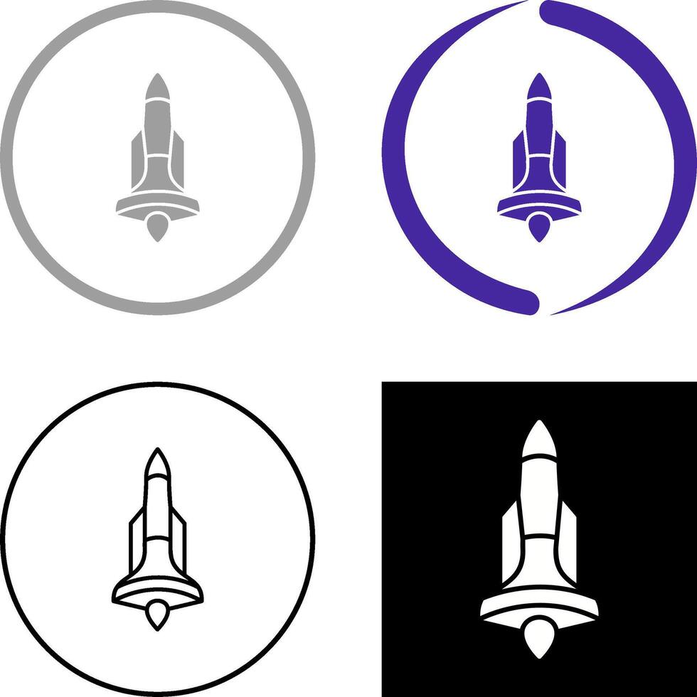 Rocket Icon Design vector
