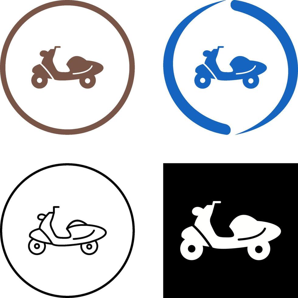 Scooter Icon Design vector