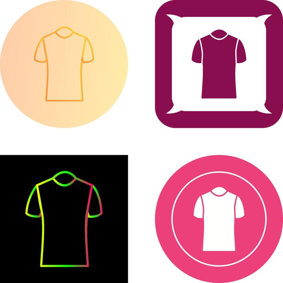Polo Shirt Icon Design vector
