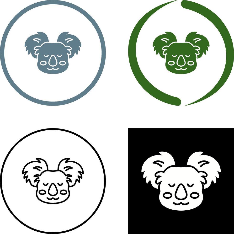 Koala Icon Design vector