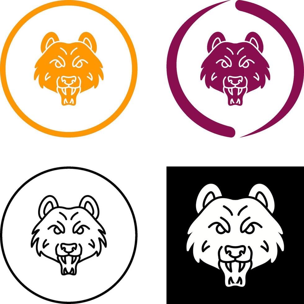 Bear Icon Design vector