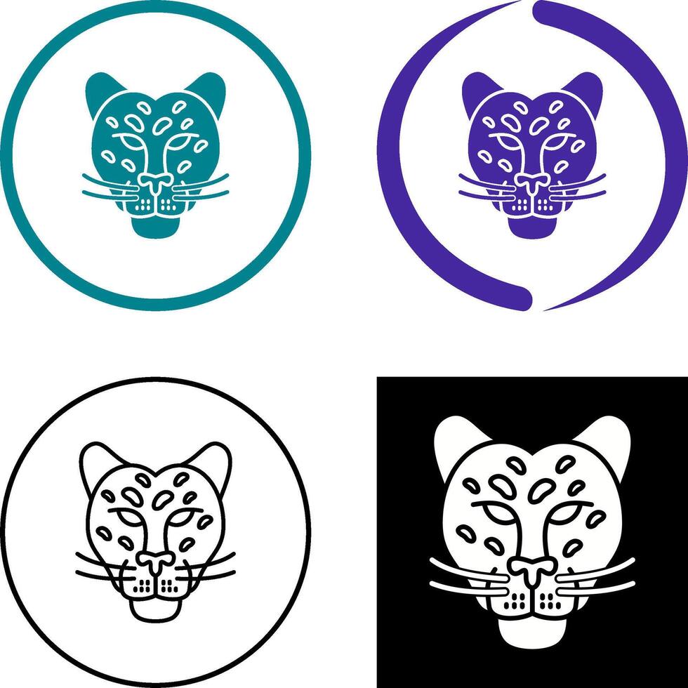 Jaguar Icon Design vector