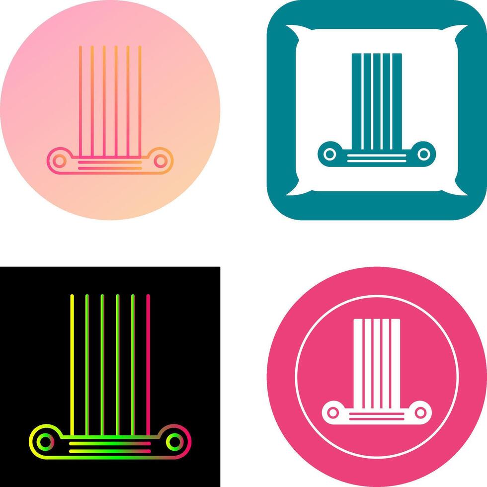 Column Icon Design vector