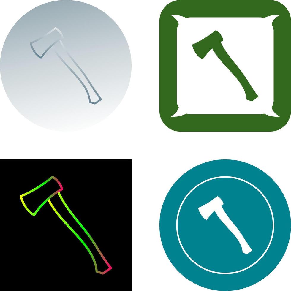 Wood Cutter Icon Design vector